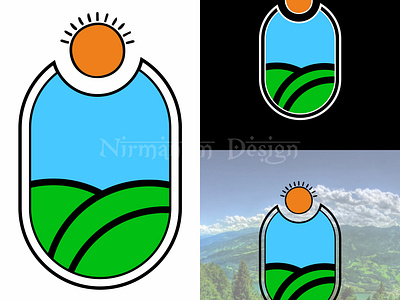 NATURE 3dlogo 3dlogomockup design graphics graphicsdesigner lettermarklogomaker logos minimalist mockup pictoriallog