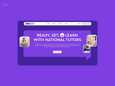 National Tutors - Online Education for Kids branding design education education platform figma kids school study teachers tutors ui ux web webdesign webflow website