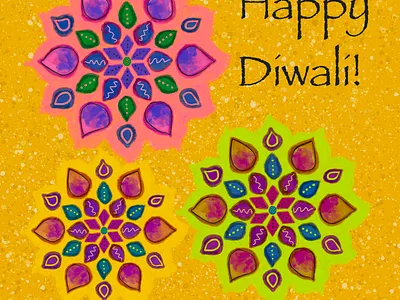 Happy Diwali art digital illustration diwali illustration procreate