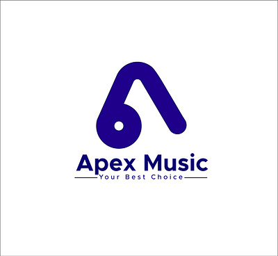 Apex Music Logo design animation app attractive logo brand identity brand logo branding colorful logo company logo design graphic design illustration logo music logo sound logo ui vector