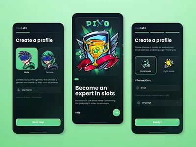 PIXO: Game App animation 2d after effects animation game game ui gaming graphic design illustration interaction intro ios mobile app mobile app design motion motion graphics product design registration ui uiux user interface