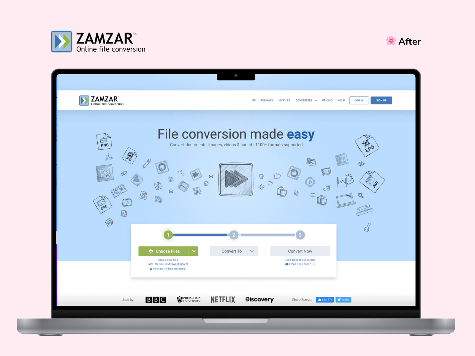 UI Redesign Zamzar Landing Page by Mich Alvior on Dribbble