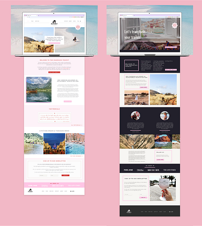 Travel Website Redesign design graphic design ui