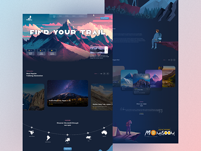 Travel Agency Website Design To Ignite The Wanderlust 🌎✈ airbnb app destination journey landing page tour website tourism travel agency travel platform travel web design travel website trip trip planner uiux vacation website design