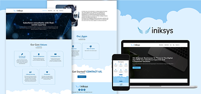 Iniksys - Salesforce expertise and specialized solutions elementor website design wordpress