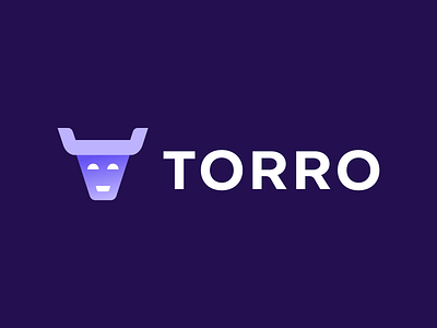 Torro - Logo Design Concept animal brand identity branding bull design gaming identity identity design logo logo design logo designer logotype mark market mascot media tech minimal startup branding symbol torro