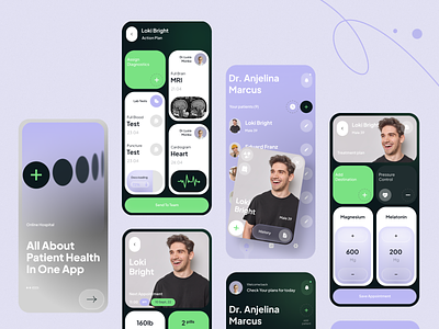 Healthcare service - Mobile app app app design health health app healthcare healthcare app medical mobile app mobile app design mobile design mobile ui