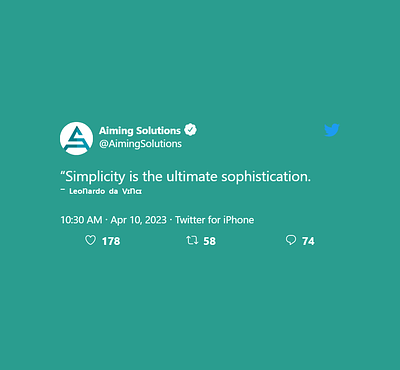 Simplicity Is The Ultimate Sophistication app branding design digital digitalmarketing graphic design illustration logo seo ui