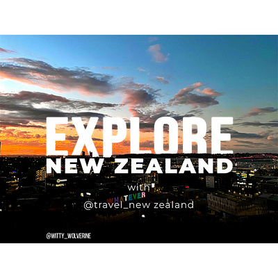 Instagram Post for Travel Photography pages! graphic design typography