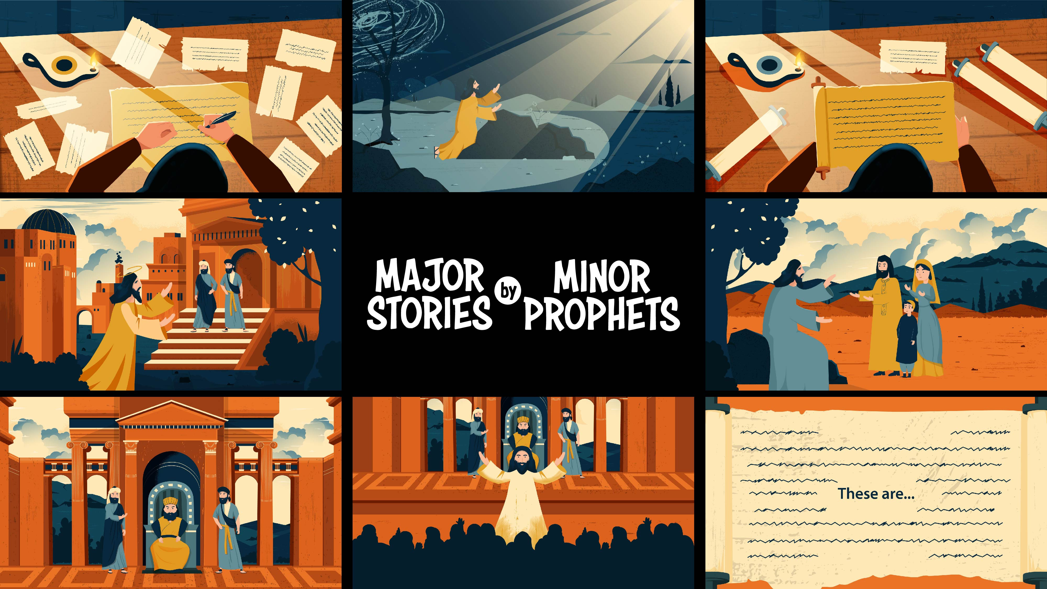 Minor Prophets adobe illustrator animation artist comic book graphic design handdrawn illustration illustrator motion graphics procreate prophel sketch story