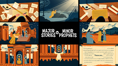 Minor Prophets adobe illustrator animation artist comic book graphic design handdrawn illustration illustrator motion graphics procreate prophel sketch story