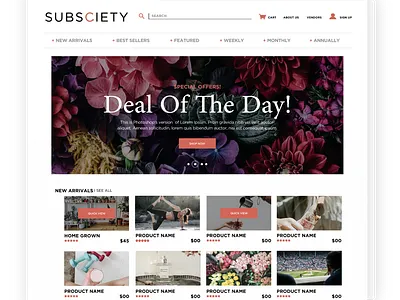 Subscription Based eCommerce Platform Development biz4group design marketplace development marketplace development company marketplace development services portfolio web development web development company web development services