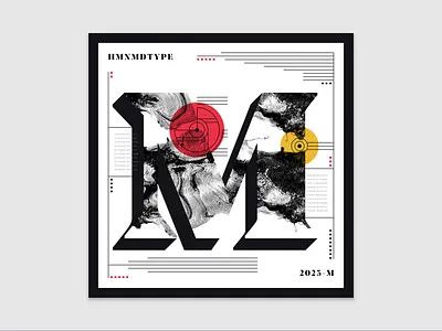 36 Days of Type | M (2023) 36days m 36daysoftype 36daysoftype10 design experimental experiments graphicdesign illustration m type typography