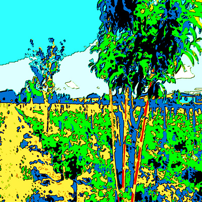 Vines Landscape Art Painting abstractart art color art painting color colorgram illustration landscape landscape vines vines vineyard vineyards