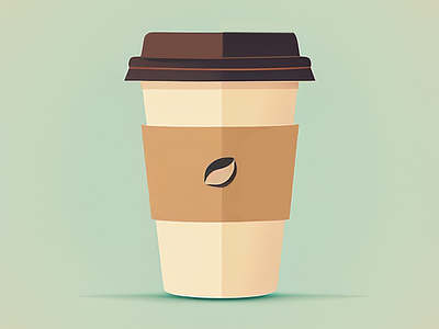 Sip in Style with My Coffee Cup Illustration art coffee can illustration coffee cup coffee cup illustration coffee lover creative espresso hot drink illustration latte minimal morning coffee paper can paper coffee can paper coffee can illustration paper coffee cup paper coffee cup illustration paper cup tea vector