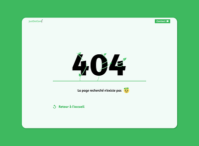 Page not found 404 | Error – UI/UX JustDotCom 404 dailyui design error not found page not found ui ux