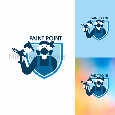 PAINT POINT 3dlogo 3dlogomockup design graphics graphicsdesigner lettermarklogomaker logos minimalist mockup pictoriallog