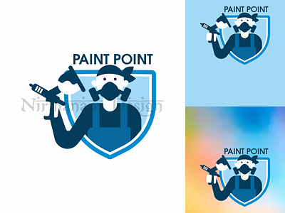 PAINT POINT 3dlogo 3dlogomockup design graphics graphicsdesigner lettermarklogomaker logos minimalist mockup pictoriallog