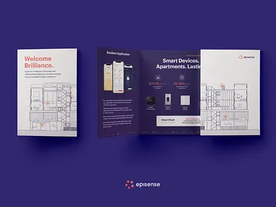 ~ Episense Smart Home app brochure. 3d animation app branding design designing dribbble graphic design illustration logo minimal motion graphics popular trending typography ui ux vector web website