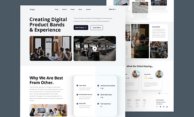 Creative Design Agency Landing Page