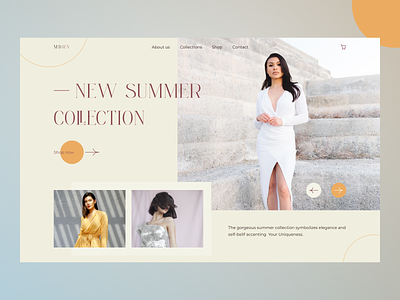 MDRN Fashion Ecommerce Website catalog closes e shop ecommerce fashion layout marketplace online shop shopify shopping store ui ux web design website