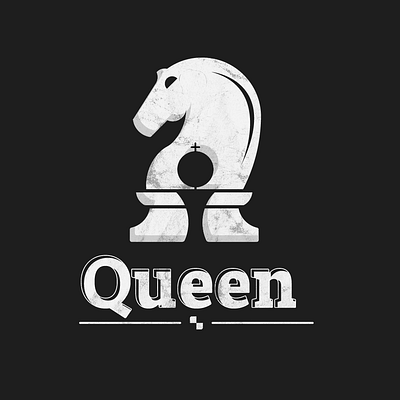 Chess logo Design "Queen" art artwork branding creative design graphic graphic design illustration logo ui