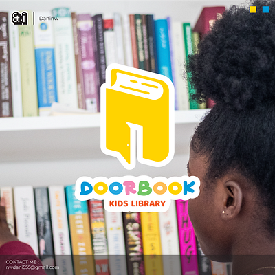 Doorbook logo branding design graphic design illustration logo typography vector