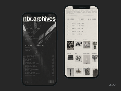 Archives /001 archive clean design digital font graphic design grid inspiration interface minimal mobile typography ui