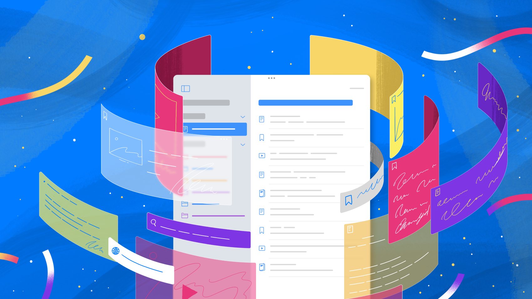 Essayist In-App AppStore Event app appstore brightness flat flat illustration illustration illustrator ui