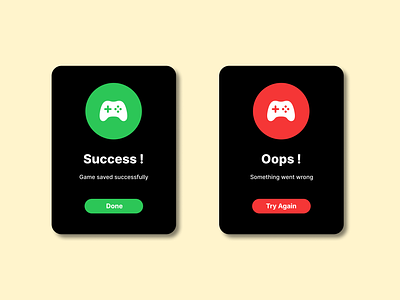 #11 Flesh Message 11 challenge daily ui 011 daily ui 11 dailyui dailyui 11 design flashmessage game illustration message minimal oops overlay popup success vector