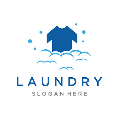 Laundry logo illustration