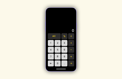 Calculator calculator ui design daily ui figma