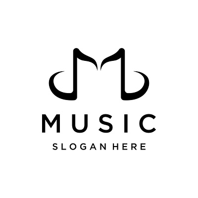 Music logo element
