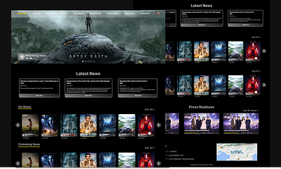 Web Design HKBO Movie design graphic design ui uiux design website website movie