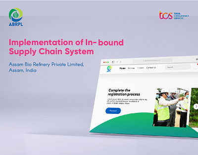 Assam Bio Refinery Pvt. Ltd.- Supply Chain System ui ux web design