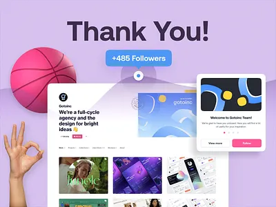 Follow us - our best shots 2d 3d app app design application art branding dashboard design fun graphic design illustration logo product design ui uiux ux vector web design website