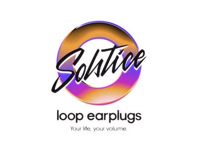 Loop Earplugs - Solstice Logo Animation 2d animation 80s after affects animation logo loop loopearplugs scribble script solstice synthwave text