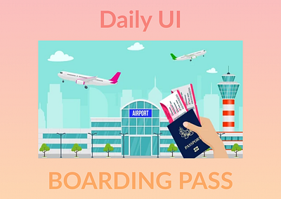 Boarding Pass app branding design graphic design illustration logo typography ui ux vector