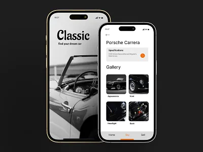 Classic Car 3d animation app branding car design graphic design illustration logo typography ui ux vector