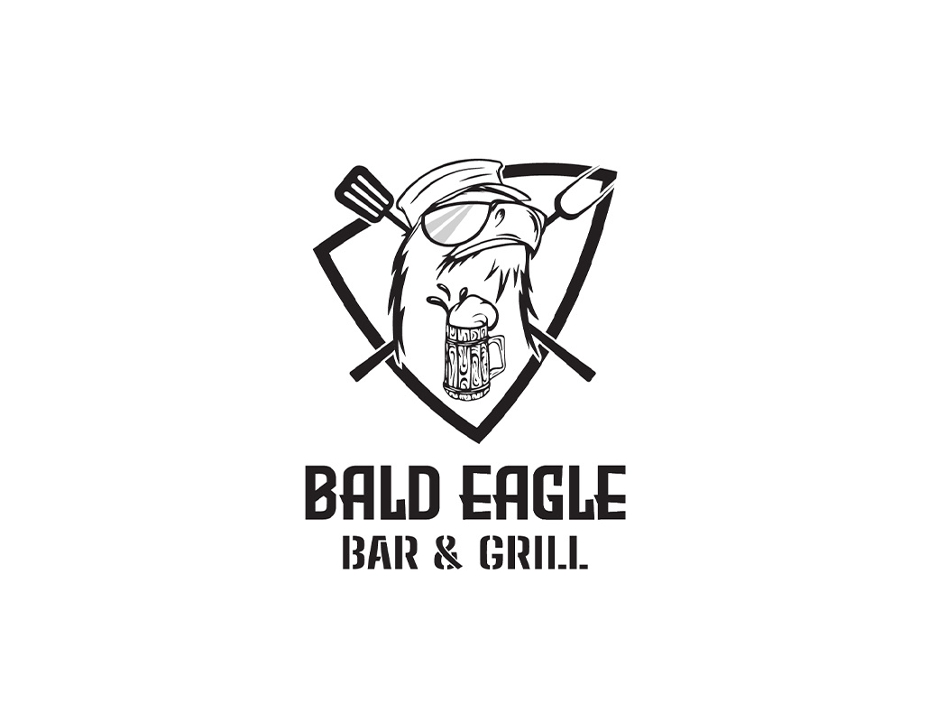 Bald Eagle art bar bargrill branding design digitalart graphic design grill illustration logo logodesign vector