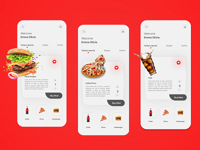 Delicious fast food 3d animation app branding car design fast food graphic design illustration logo motion graphics ui