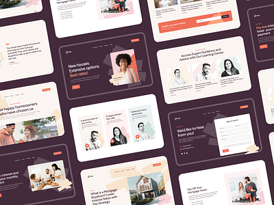 ✦ TheSprkl / Mage Template Recap article blog branding brokerage contact us design system feature figma2webflow freebie modern mortgage real estate template thesprkl ui ux webflow website