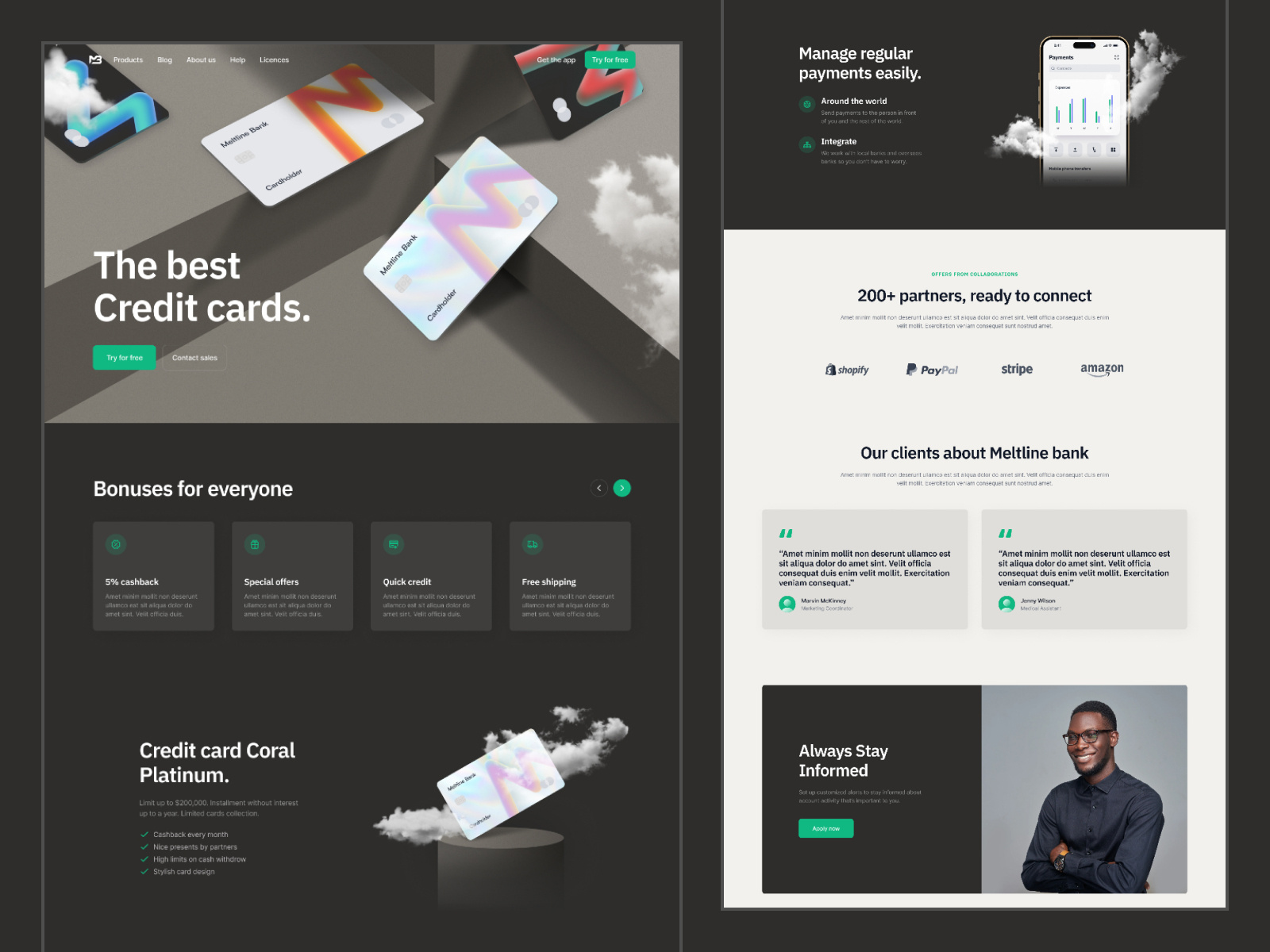Example of Webflow / Framer Development