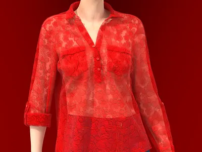 Ladies Shirt 3D Design 3d animation branding graphic design logo motion graphics