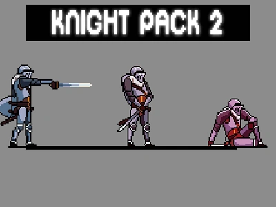 Fantasy Knight Sprite Sheets Pixel Art 2d art asset assets character fantasy game game assets gamedev illustration indie game knight knights personage pixel pixelart pixelated rpg sprite spritesheet