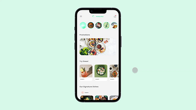 DailyUI_D43_Food/Drink Menu animation app branding daily ui design food fooddrink menu graphic design logo menu motion graphics ui