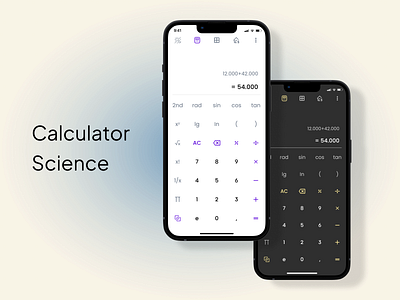 Daily UI #004 Calculator calculator design night mode ui