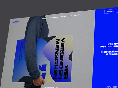 Distribution&Printing Concept design graphic design typography ux