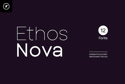 Ethos Nova - The Minimalist Typeface sans serif font sans serif typeface typography webfonts