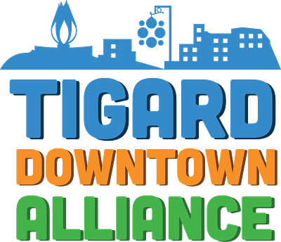 Tigard Downtown Alliance branding design graphic design illustration logo typography vector